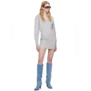 Isabel Marant Étoile - Manuela Ecru Terrycloth Sweatshirt Mini Dress Sz 6 NWOT